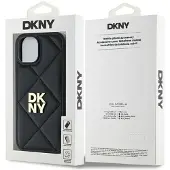 DKNY Etui Gesteppte Stack Logo Na Iphone 15 - Czarne