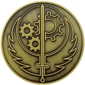 Fanattik Fallout Stahl Medaillon-bruderschaft Der Dekoration One Size