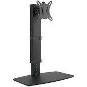 Equip - Aufstellung - freistehend - für Flachbildschirm - Kunststoff, Metall - Schwarz