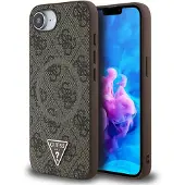 GUESS Pu 4g Strass Triangle Metal Logo Iphone 16e Handyhülle
