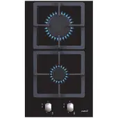 CATA SCI 3002 BK, Schwarz, Integriert, 30 cm, Gaskochfeld, Glas, 2 Zone(n)