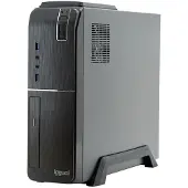 Iggual Micro Atx/itx Slim 500w 80plus Usb 3.0 Pc-tower-gehäuse Schwarz Schwarz One Size