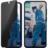 PanzerGlass Ultra Wide Fit Antibakterieller Screen Protector mit Sichtschutz inkl. Applikator für das Samsung Galaxy A56