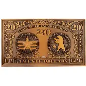 Fanatic Fanattik Fallout New Vegas Ncr 20-dollar-schein Figur Golden Golden One Size