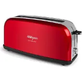 Orbegozo TOV 6200, 1 Scheibe(n), Rot, Edelstahl, Tasten, Drehregler, 850 W, 220 - 240 V