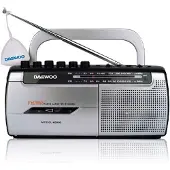 Daewoo Dw1107 Tragbares Radio Silber One Size / EU Plug 220V Silber One Size