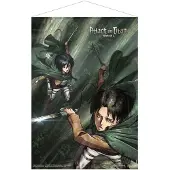 POPbuddies Attack on Titan Wandrolle Mikasa and Levi 50 x 70 cm