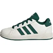 Adidas Grand Court Lifestyle Off White Collegiate Green Core Black (GS) - EU 28.5