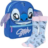 Cerda Stitch Stitch Schulrucksack Klein Und Socken Design-set