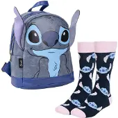 Cerda Stitch Stitch Design-set Mit Rucksack Mit Ohren Und Socken-gesicht 5l