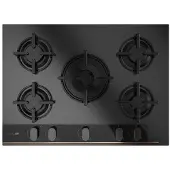 Teka GBC 75 Infinity G1, Schwarz, Integriert, 70 cm, Gaskochfeld, Glas, 5 Zone(n)