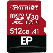 Patriot Memory EP V30 A1, 512 GB, MicroSDXC, Klasse 10, UHS-I, 90 MB/s, 80 MB/s