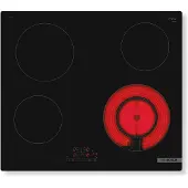 Bosch Serie 4 PKF611BB8E, Schwarz, Integriert, 59.2 cm, Keramik, Glaskeramik, 4 Zone(n)