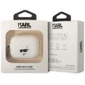 Karl Lagerfeld Silikon NFT Choupette Kopf 3D - AirPods Pro 2 Gehäuse (biay)