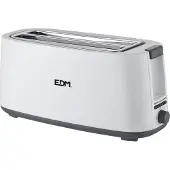 EDM Toaster Weiß Design Doppelschlitztoaster 1400W