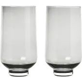 Blomus Tumbler Flow Smoke 7,5 cm (2er Set)