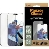 PanzerGlass Ultra-Wide Fit Antibakterieller Displayschutz für das Apple iPhone 16 Pro Max