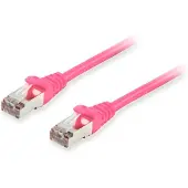 Equip Cat.6A S/FTP Patchkabel, 25m, Pink, 25 m, Cat6a, S/FTP (S-STP), RJ-45, RJ-45, Pink