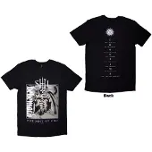Behemoth The Shit Ov God Vertical Logo Cover Back Print
