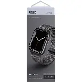 Uniq Aspen Designer Edition Geflochtenes Armband für Apple Watch | 44/45/46/49 mm - Pebble Grey