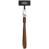 Audi Universal-Telefon-Schlüsselband 28Cm 10Mm Leder Braun/Braun Au-Hslsl-Gt/D1-Bn