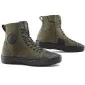 Falco Lennox 3 Perforierte Olivgrüne Motorradschuhe Größe 44