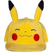Difuzed Pokemon Snapback Cap Smiling Pikachu