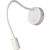 Licht-Erlebnisse LED Wandleuchte mit Schalter Weiß 2700 K 660 lm flexibel Modern Wandlampe zum Lesen