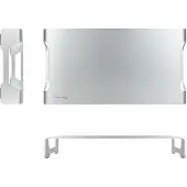 TooQ TQMR0004, Freistehend, 20 kg, 33 cm (13"), Silber