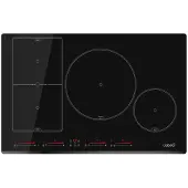 CATA INSB 8021 BK, Schwarz, Integriert, 80 cm, Zonen-Induktionskochfeld, Glas, 4 Zone(n)