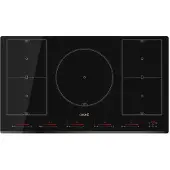 CATA INSB 9012 BK, Schwarz, Integriert, 90 cm, Zonen-Induktionskochfeld, Glas, 5 Zone(n)