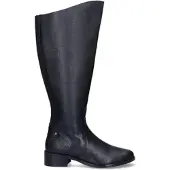 Custom Made Damenstiefel Botta Schwarz Wadengröße XL-Schuhgröße 43