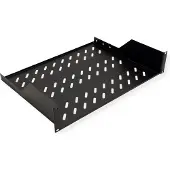 Roline 19-Zoll Fachboden 2 HE 350 T, 25kg Tragkraft schwarz