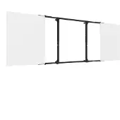 SMARTMETALS Montage-Kit inkl.Whiteboard Stahl emaill.