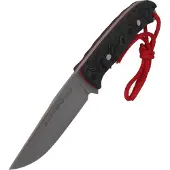 Muela Schwarzes Micarta 3D-Messer, Satin