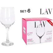 LAV Set Mit 6 Wein-/wassergläsern Fame High 480ml