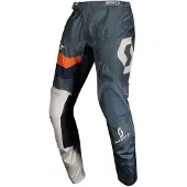 SCOTT Pant 350 Herren Moto-Cross Hose Motorsport-Kleidung mit Leder-Knie 273393 1454 Blau-Grau