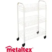 Metaltex Gemüsehändlerwagen Mit 3 Körben 41x2x6 Cm