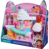 Gabby's Poppenhuis Gabby's Dollhouse DREAMWORKS : DER FILM - Zuckerguss-Gebirge Spielset, 12-teiliges Spielset mit Gabby Figur, Leopold & Puppenhaus-Zubehör, Aktion/Abenteuer, 3 Jahr(e), Mehrfarbig