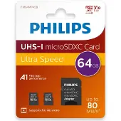 Philips Microsdxc 64gb Class 10 Uhs-i U1 Speicherkarte