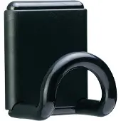 Unilux Garberobenhaken BxH 8x10cm magnetisch schwarz/grau Packung mit 15 Stück