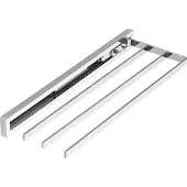 Sotech Handtuchauszug STYLE 3 Armig Chrom Poliert 415 mm Auszugsweg 300 mm