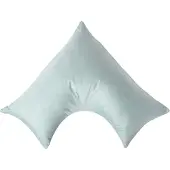 Homescapes BIO-KISSENBEZUG für V-Form-Kissen, Satin, Fadendichte 400