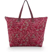Pip studio Reisetasche Schultertasche Tilda Tote Bag Quilted Daisy Dreams Red rot