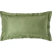 Homescapes BIO-KISSENBEZUG Satin mit Stehsaum, Fadendichte 400