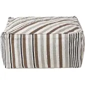 Homescapes SITZPOUF mit Streifenmuster, 60/60/30 cm