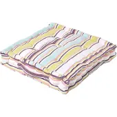 Homescapes SITZKISSEN Osaka bunt gestreift 40/40/8 cm