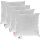 Homescapes FÜLLKISSEN 4er-Set – 45/ 45 cm, Gänsefedern & Daunen