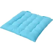Homescapes STUHLKISSEN hellblau 40/40/6,5 cm