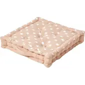 Homescapes SITZKISSEN Sterne beige 50/50/10 cm